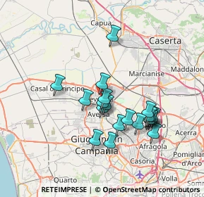 Mappa Via Cirillo, 81030 Teverola CE, Italia (6.7225)