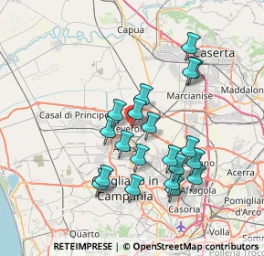 Mappa Via Cirillo, 81030 Teverola CE, Italia (7.19)