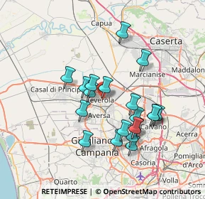 Mappa Via Cirillo, 81030 Teverola CE, Italia (6.8765)