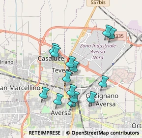 Mappa Via Cirillo, 81030 Teverola CE, Italia (1.83929)