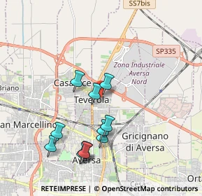 Mappa Via Cirillo, 81030 Teverola CE, Italia (1.98727)