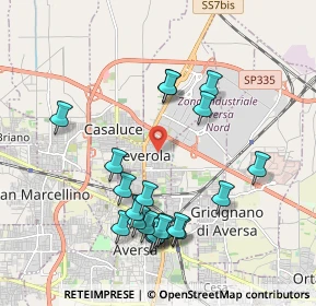 Mappa Via Cirillo, 81030 Teverola CE, Italia (2.1675)