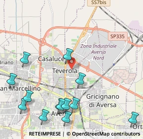 Mappa Via Cirillo, 81030 Teverola CE, Italia (2.93231)