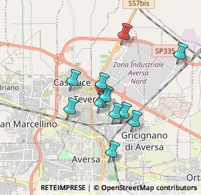 Mappa Via Cirillo, 81030 Teverola CE, Italia (1.57091)