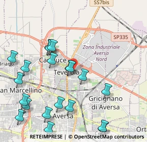Mappa Via Cirillo, 81030 Teverola CE, Italia (2.645)