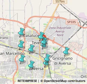 Mappa Via Cirillo, 81030 Teverola CE, Italia (1.93182)