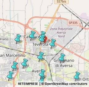 Mappa Via Cirillo, 81030 Teverola CE, Italia (2.57692)