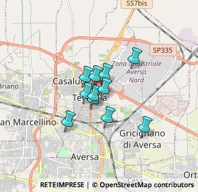Mappa Via Cirillo, 81030 Teverola CE, Italia (1.06)