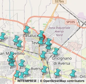 Mappa Via Cirillo, 81030 Teverola CE, Italia (2.854)