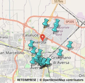 Mappa Via Cirillo, 81030 Teverola CE, Italia (2.1625)