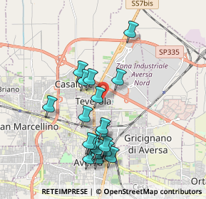 Mappa Via Cirillo, 81030 Teverola CE, Italia (1.9955)