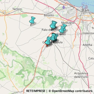Mappa Viale dei Caduti, 70020 Toritto BA, Italia (4.54385)