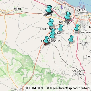 Mappa Viale dei Caduti, 70020 Toritto BA, Italia (8.959)