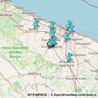 Mappa Viale dei Caduti, 70020 Toritto BA, Italia (10.40727)