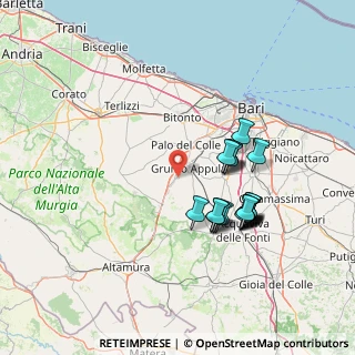 Mappa Via Ignazio Silone, 70020 Toritto BA, Italia (14.517)