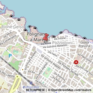 Mappa Via Roma, 61, 70044 Polignano a Mare, Bari (Puglia)