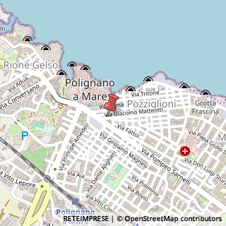 Mappa Via Atropo, 23, 70044 Polignano a Mare, Bari (Puglia)