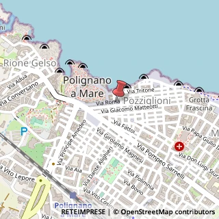 Mappa Via Roma, 96, 70044 Polignano a Mare, Bari (Puglia)