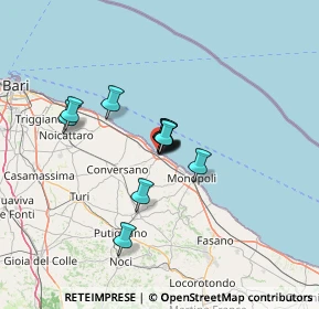 Mappa Via Anemone, 70044 Polignano A Mare BA, Italia (8.38)