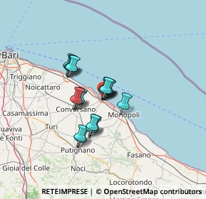 Mappa Via Anemone, 70044 Polignano A Mare BA, Italia (9.32556)