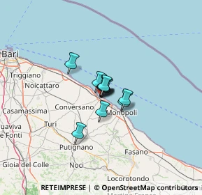 Mappa Via Anemone, 70044 Polignano A Mare BA, Italia (5.40091)