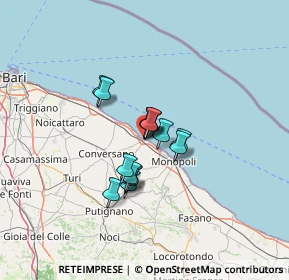 Mappa Via Anemone, 70044 Polignano A Mare BA, Italia (8.75333)