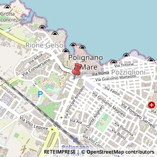 Mappa Via Martiri di Dogali, 2, 70044 Polignano a Mare, Bari (Puglia)