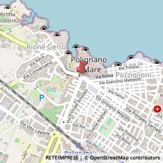 Mappa Piazza Giuseppe Garibaldi, 22, 70044 Polignano a Mare, Bari (Puglia)