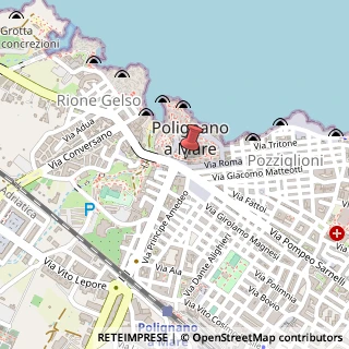 Mappa Piazza Giuseppe Garibaldi, 21, 70044 Polignano a Mare, Bari (Puglia)