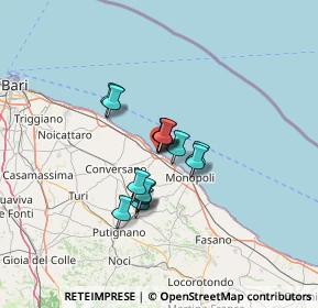 Mappa Via Vescovo de Luca, 70044 Polignano A Mare BA, Italia (8.77067)