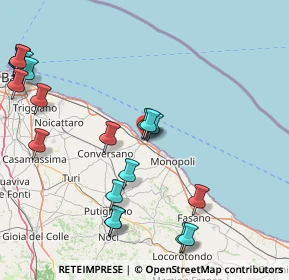 Mappa Via Vescovo de Luca, 70044 Polignano A Mare BA, Italia (22.261)