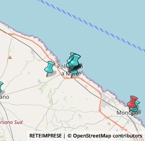 Mappa Via Vescovo de Luca, 70044 Polignano A Mare BA, Italia (2.86636)