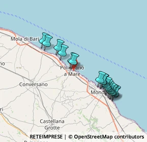 Mappa Via Vescovo de Luca, 70044 Polignano A Mare BA, Italia (7.59176)