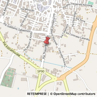 Mappa Via Thaon de Revel, 139, 70028 Sannicandro di Bari, Bari (Puglia)
