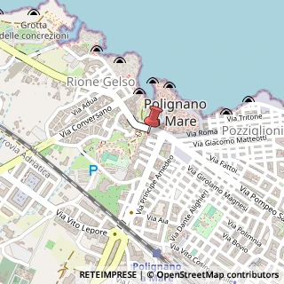 Mappa Piazza Giuseppe Verdi, 20, 70044 Polignano a Mare, Bari (Puglia)