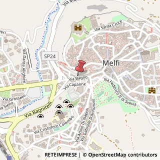 Mappa Via bagno 18, 85025 Melfi, Potenza (Basilicata)