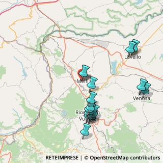 Mappa Via Bagno, 85025 Melfi PZ, Italia (9.0865)