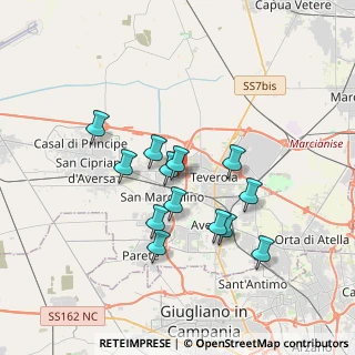Mappa Via Delle Ortensie, 81030 Frignano CE, Italia (3.24615)