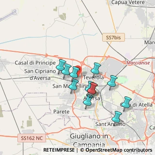 Mappa Via Delle Ortensie, 81030 Frignano CE, Italia (3.2825)