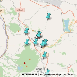 Mappa Via Sisti, 85025 Melfi PZ, Italia (3.28273)