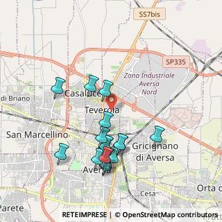 Mappa Via A. Poerio, 81030 Teverola CE, Italia (2.04375)