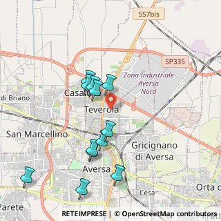 Mappa Via A. Poerio, 81030 Teverola CE, Italia (2.0725)