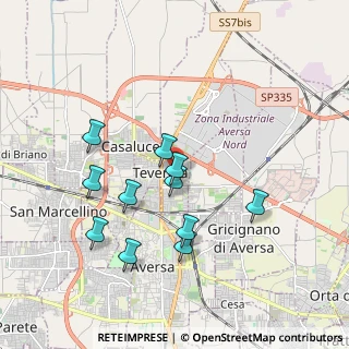Mappa Via A. Poerio, 81030 Teverola CE, Italia (1.86545)