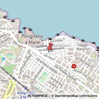 Mappa Via Ciclopi, 72, 70044 Polignano a Mare, Bari (Puglia)