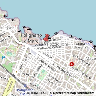 Mappa Via Roma, 95, 70044 Polignano a Mare, Bari (Puglia)