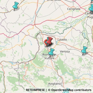 Mappa Via Lucca, 85025 Melfi PZ, Italia (29.00857)