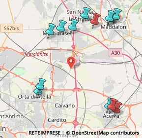 Mappa STRADA SANNITICA 87 KM 17500, 80023 Caivano NA, Italia (5.80308)