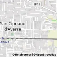 Kaart San Cipriano d'Aversa