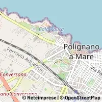 Hartă Polignano a Mare