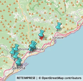 Mappa Via Boccasso, 17015 Celle Ligure SV, Italia (4.34182)